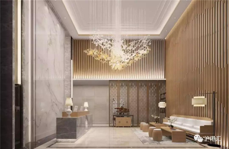 豪宅大堂应该是什么样子沪港中心800㎡入室大堂给你答案